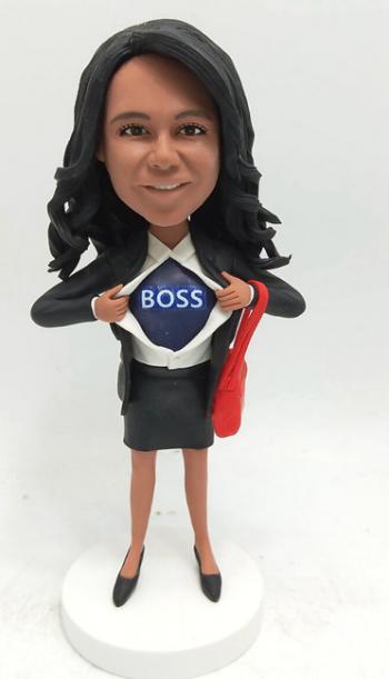 Custom super boss Bobbleheads