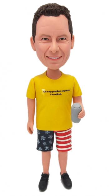 Custom retirement bobblehead