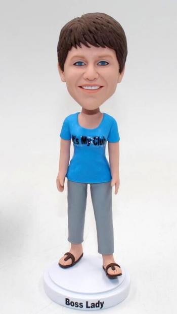 Casual bobbleheads female