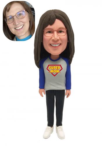 Custom bobblehead Mother's Day doll