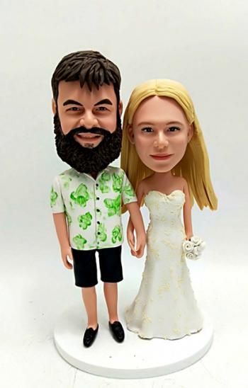 Cake topper bobblehead