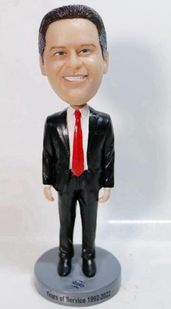 Custom bobbleheads Retirement Make Bobble heads For Boss