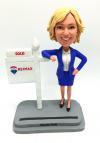 Custom Female Realtor bobblehead