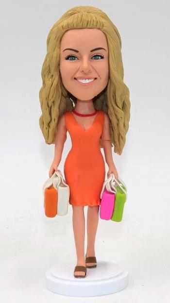 Shopaholic Custom Bobblehead