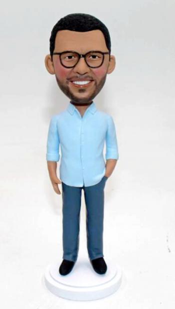 Custom bobbleheads-Make Bobble heads for Boss