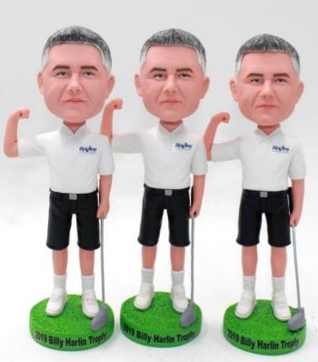 Custom golf bobblehead doll