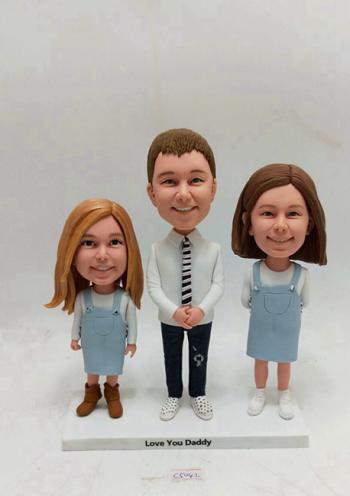 Custom bobbleheads- family