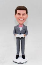 Custom bobblehead-wedding officiant [W0418]