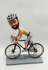 Personalised bobblehead doll-Bicycling