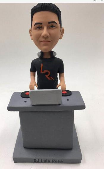 Custom DJ bobblehead