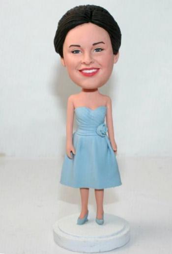 Gift for maid of honour wedding bobbleheads