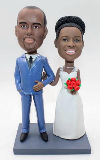 Custom wedding cake topper