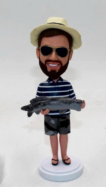 Custom bobblehead- Fishing