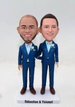 Custom gay wedding cake toppers [C3437]