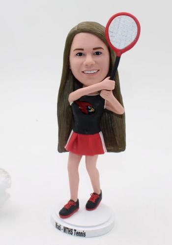 Custom tennis player Bobblehead