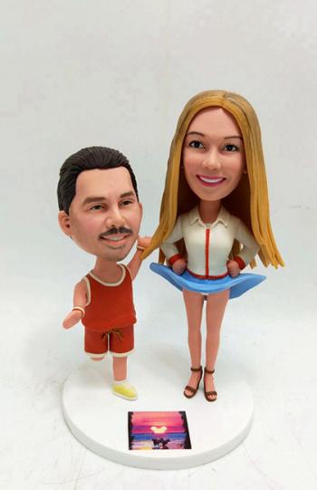 Custom bobblehead-Funny Make Bobble heads for couple