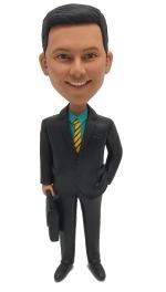 Personalized bobblehead boss man CEO figurine [4753]