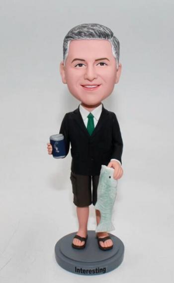 Personalized Bobbleheads-Fisherman