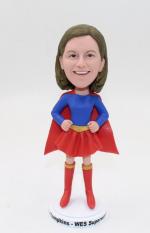 Custom Super Mom super Lady bobblehead