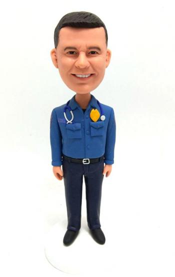 Custom bobblehead EMT emergency medical technician