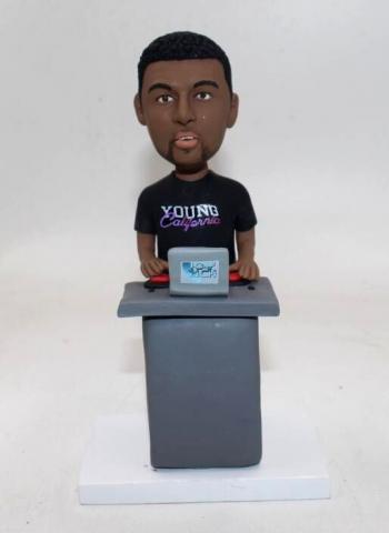 Custom DJ bobblehead