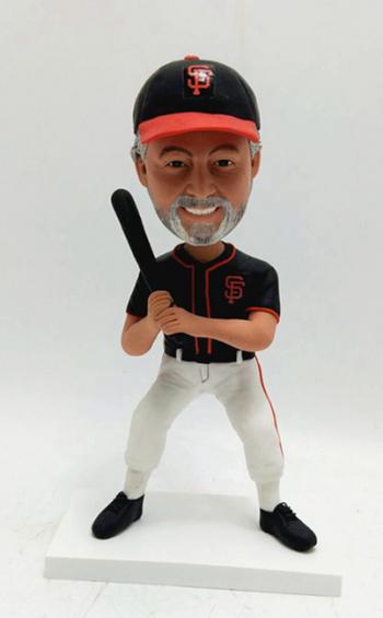 SF Giants custom baseball player bobblehead