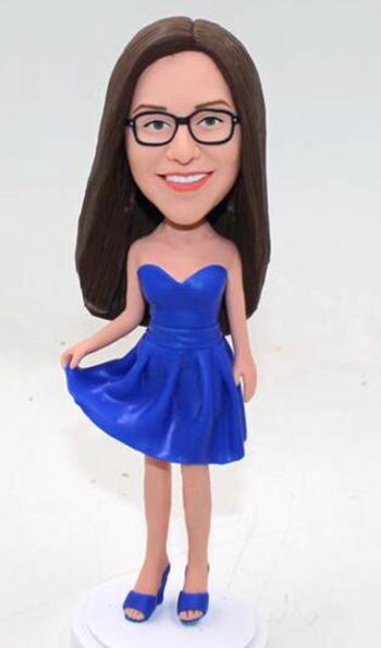 Wedding bridesmaids bobbleheads gift for wedding party