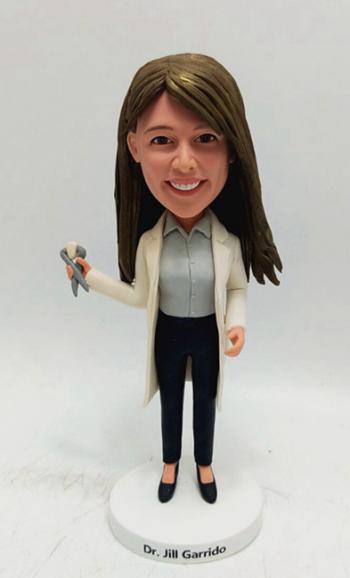 Female Dentist Custom Bobblehead