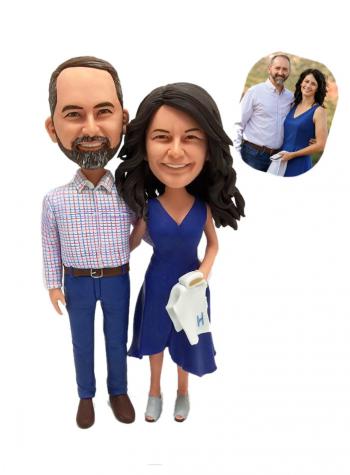 Custom couple bobblehead doll