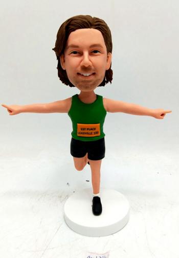 Custom bobblehead running man