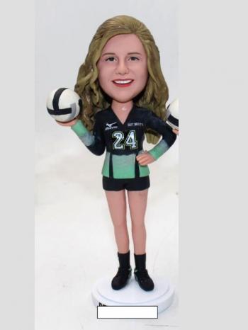 Custom bobblehead- volleyball girl