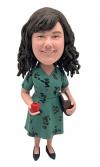 Custom teacher bobblehead handmade gift for professor