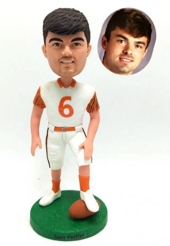 Custom Rugby Player Bobblehead