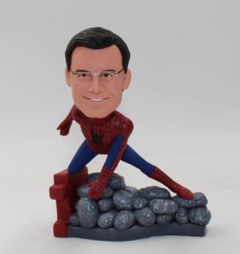 Custom Spider superhero bobbleheads best-selling