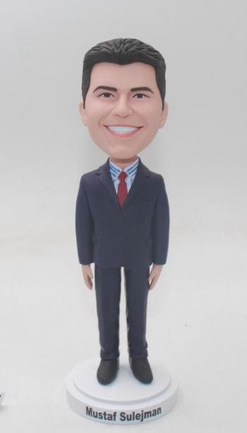 Custom wedding officiant bobblehead doll