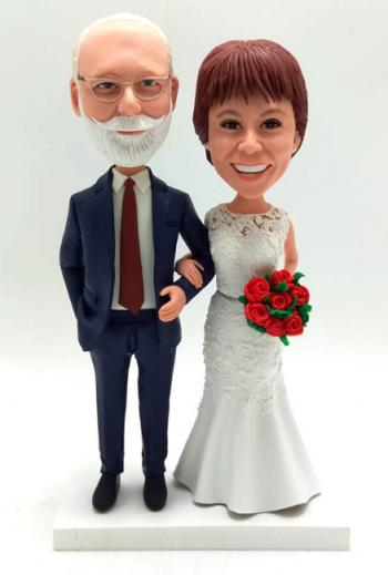 Custom wedding cake topper