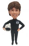 Custom bobblehead racer