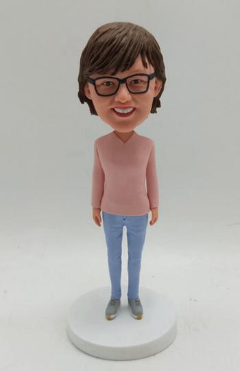 Custom bobble head- Female in Casual