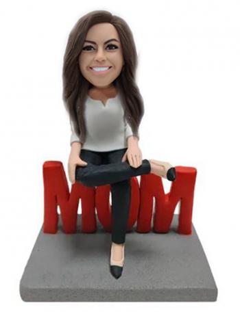 Custom Mom bobblehead