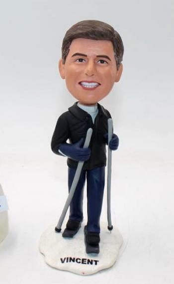 Custom Skiing Bobbleheads