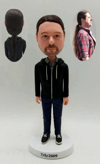 Custom bobble head male figure Make Bobble heads for father/friend