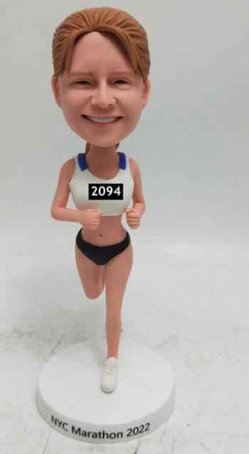 Custom Marathon runner Personalized Bobbleheads