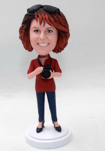 Custom photographer bobbleheads