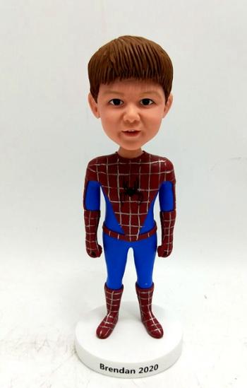 Custom spiderman bobble head