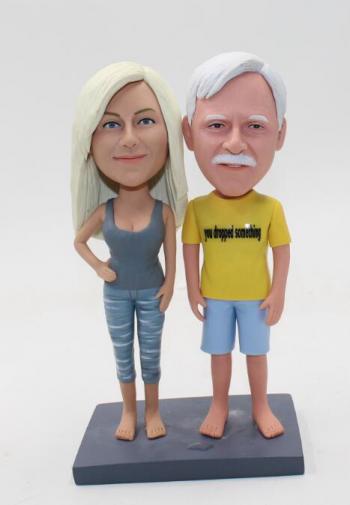 Couple custom bobbleheads