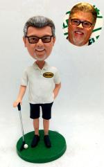 Golfer bobblehead personalized doll [AM3825]