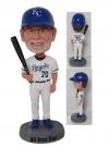 Custom Baseball Player Bobblehead with Bat – Personalized Christmas Dad Gift