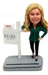 Custom bobblehead realtor female doll