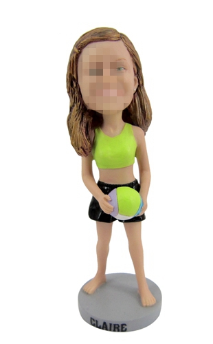 Volleyball player bobblehead gift