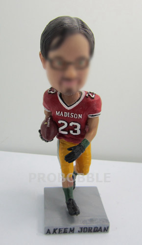 Personalized football Bobble Heads